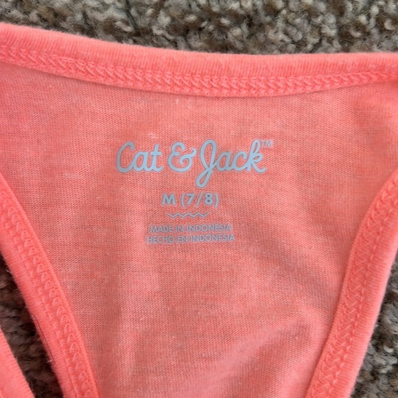 Cat and Jack Flip Sequins Tank Top - EUC - size 7-8 - Picture 3 of 4